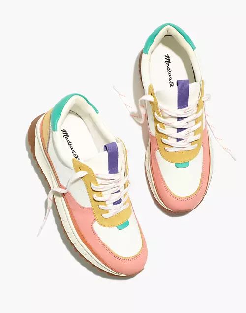 Kickoff Trainer Sneakers in Colorblock Leather | Madewell