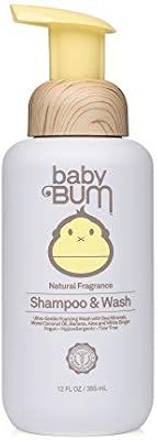 Baby Bum Shampoo & Wash | Tear Free Foaming Soap for Sensitive Skin with Nourishing Coconut Oil |... | Amazon (US)