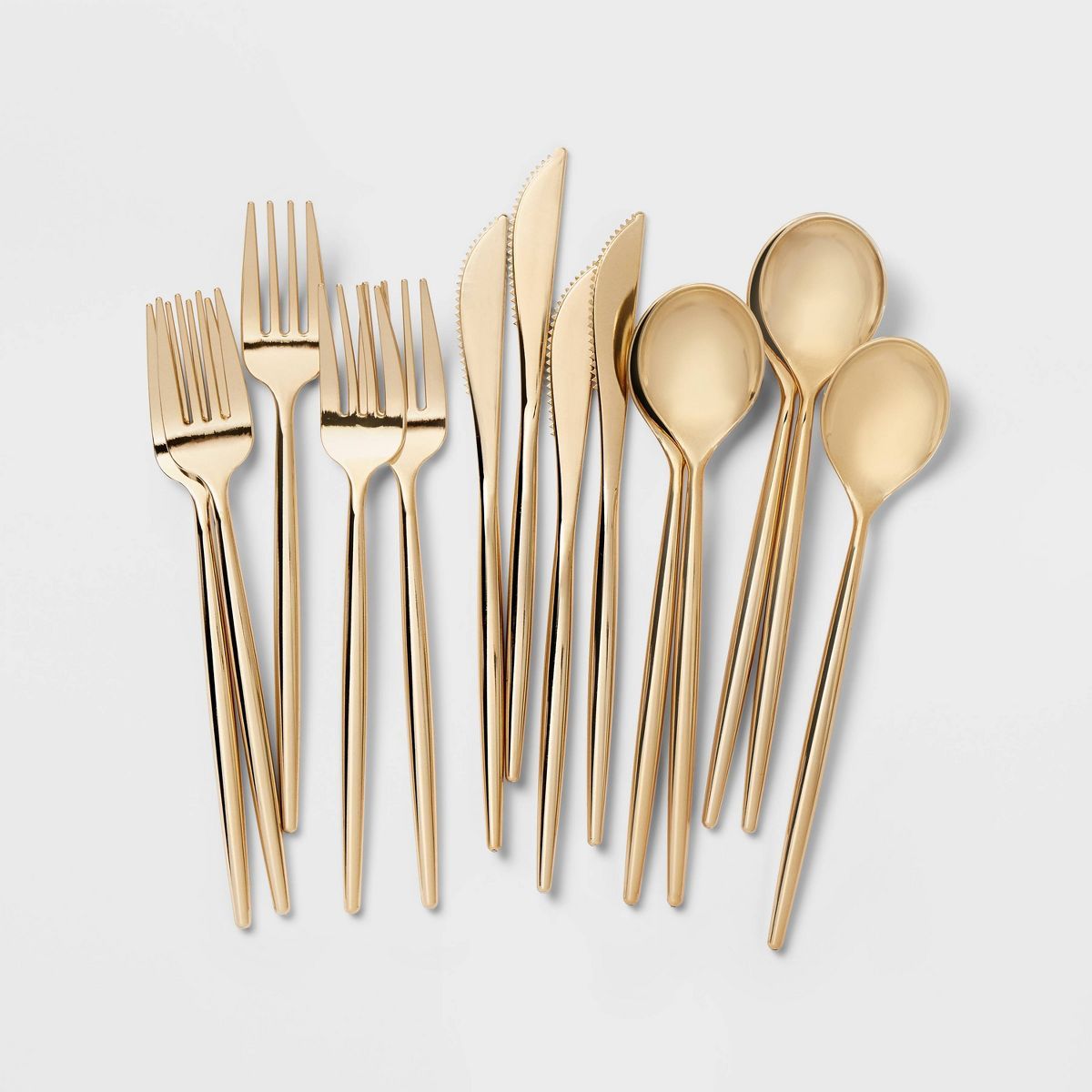 30ct Cutlery Set Gold - Spritz™ | Target