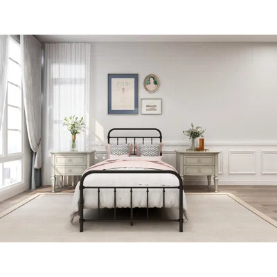 Hidalgo Metal Platform Bed | Wayfair North America