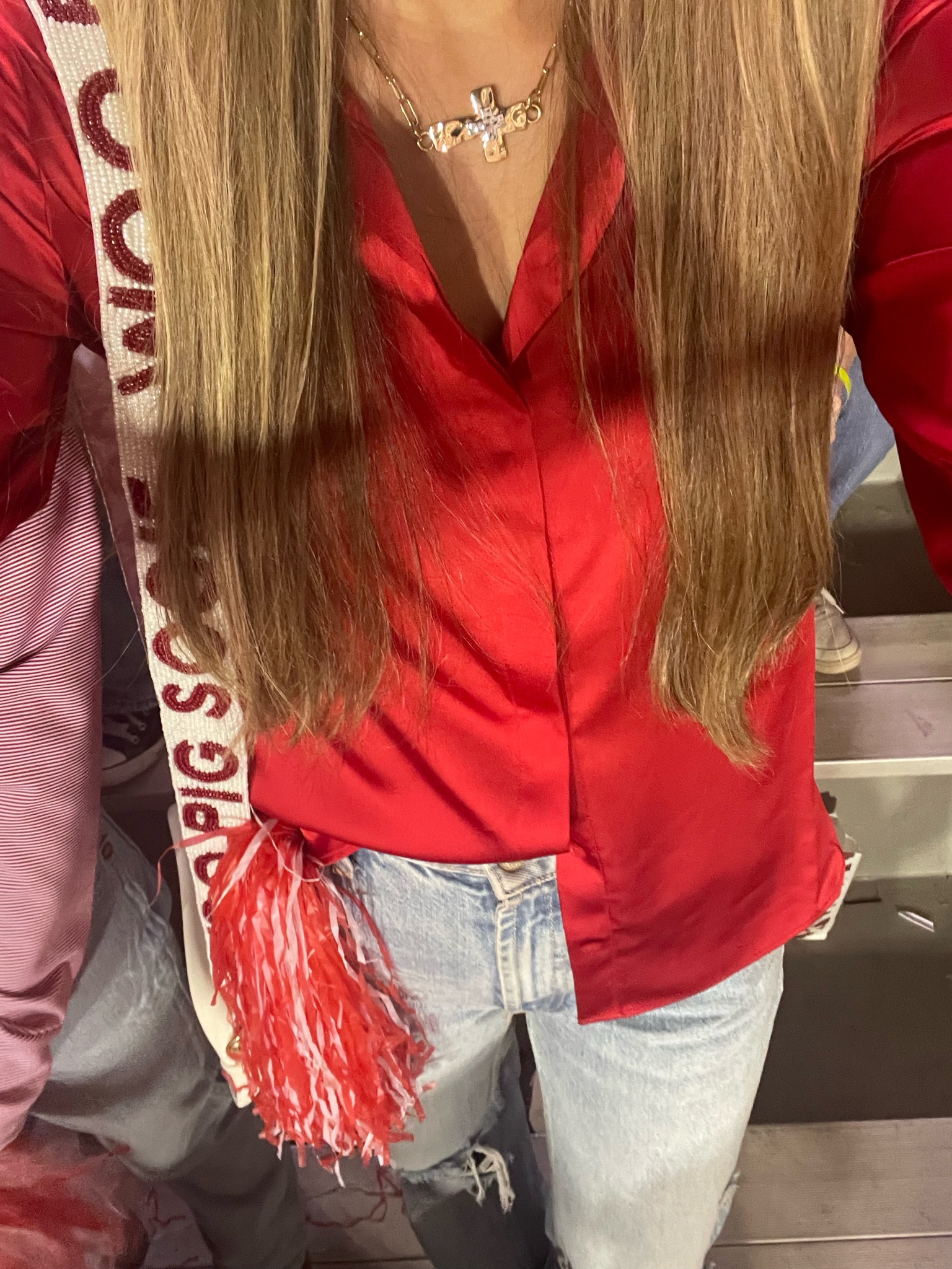 necklace is @beadssbybella on instagram! 

football outfits, gameday outfits, arkansas game outfits, red outfits, gameday, fall, footballl

#LTKBeauty #LTKStyleTip #LTKSeasonal