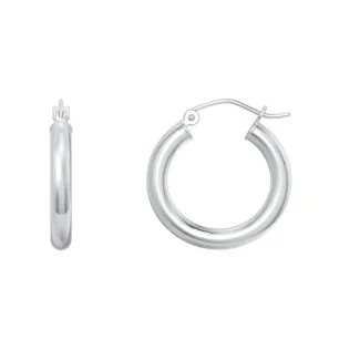 Medium Tube Hoop Earrings | Jewlr