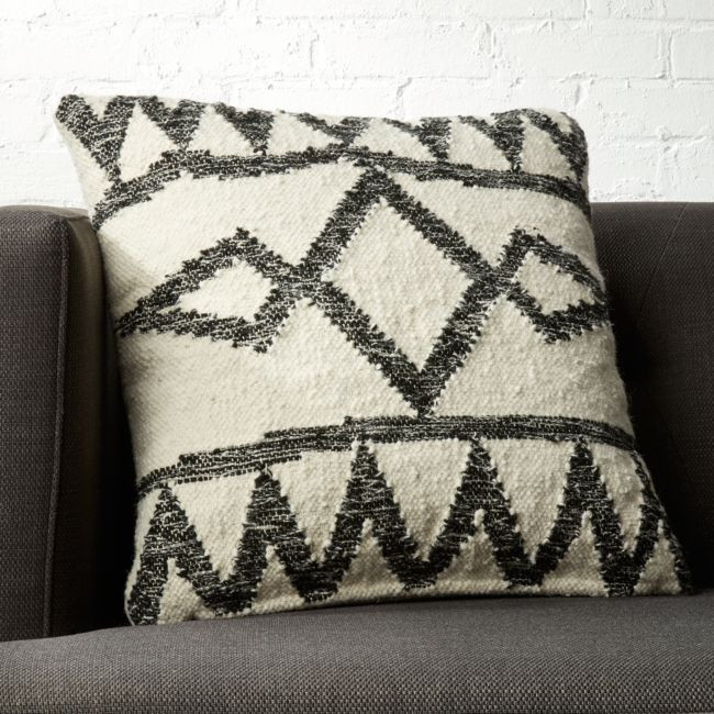 20" Asterix Geometric Pillow with Down-Alternative Insert | CB2