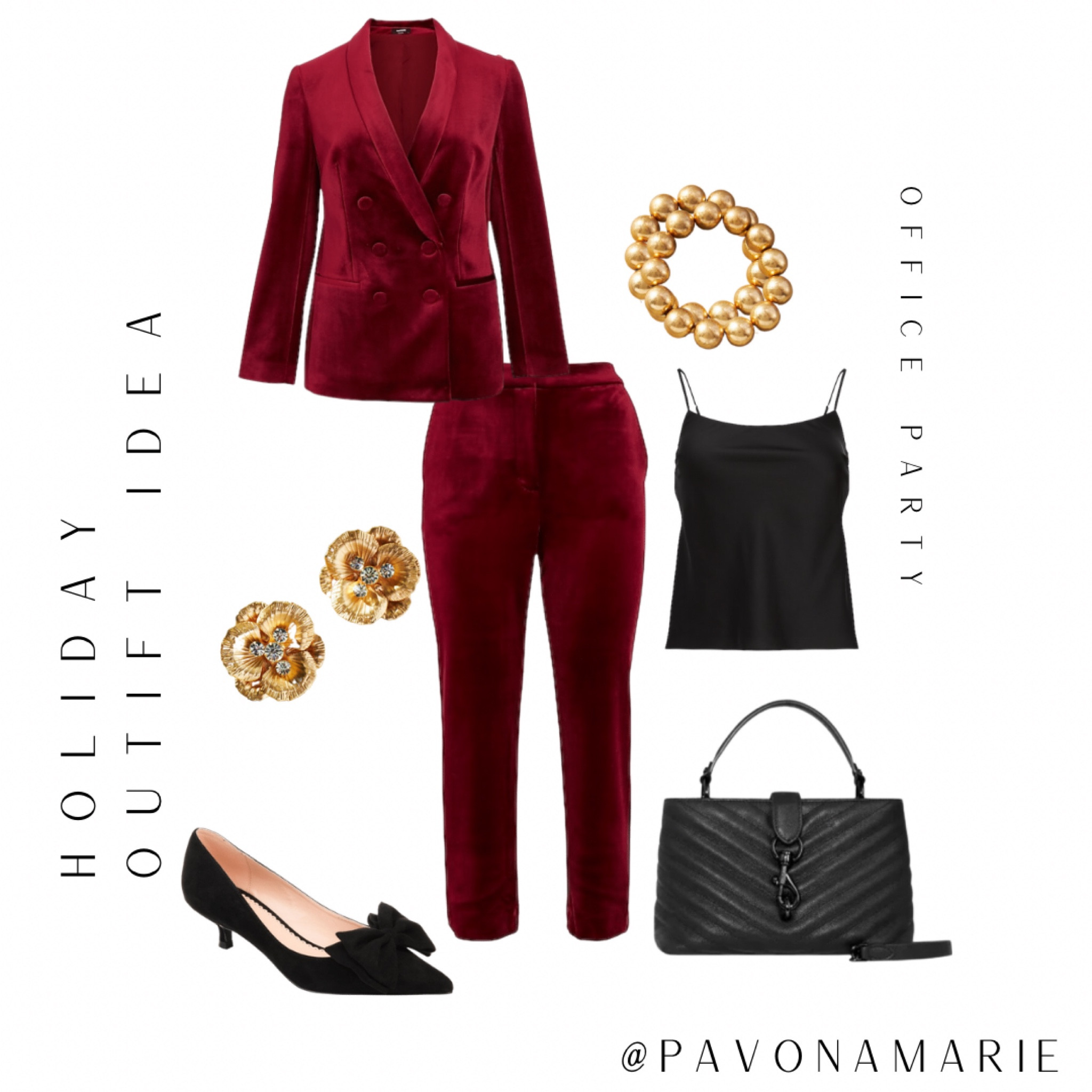 Holiday party outfit. Office party outfit. Christmas party outfit. Christmas outfit. Work outfit. Holiday work fashion. Work style. Velvet Suit. Red suit  

#LTKworkwear #LTKHoliday #LTKstyletip