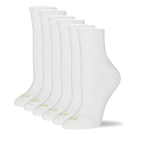 HUE Women's Mini Crew Sock 6 Pair Pack | Amazon (US)
