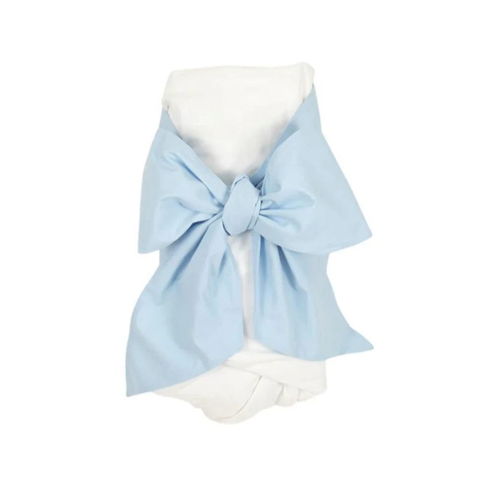 Bow Swaddle ® - Buckhead Blue | The Beaufort Bonnet Company