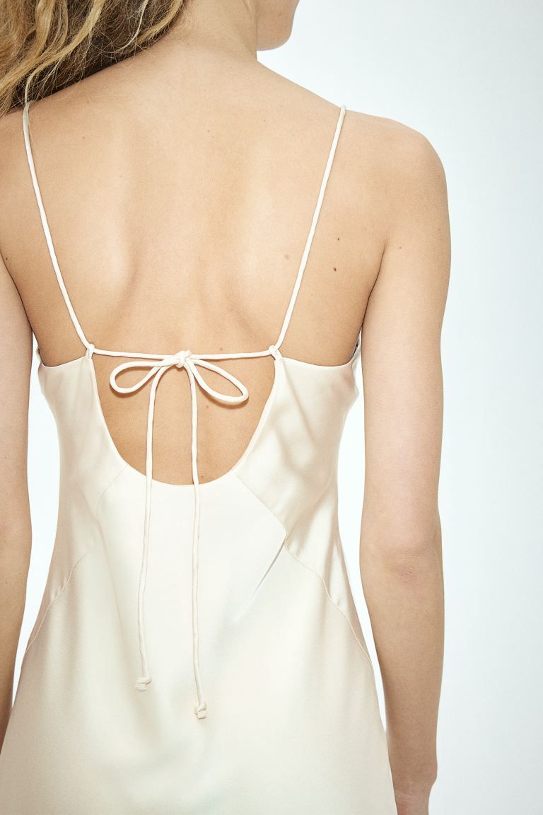 Open-back Satin Dress | H&M (US + CA)