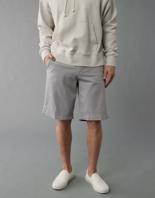 AE 12" Flex Khaki Short | American Eagle Outfitters (US & CA)