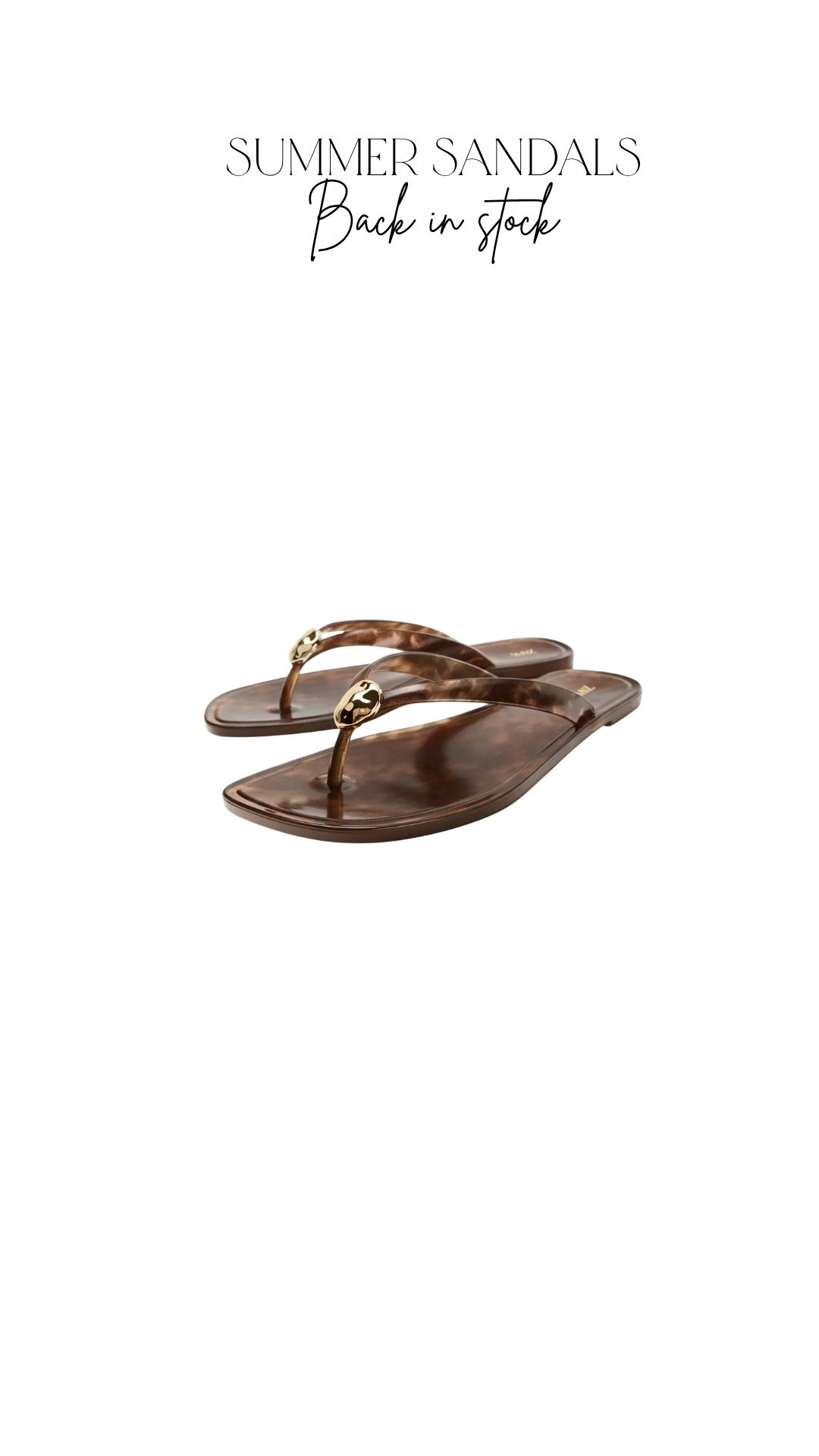 The perfect holiday sandal back in stock

#LTKspring #LTKuk