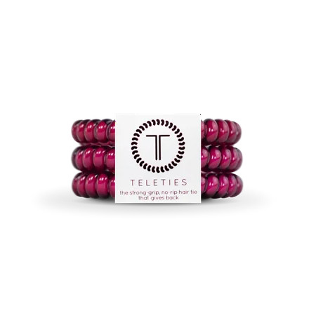 TELETIES Small Hair Ties, The Fuchsia is Bright | Walmart (US)