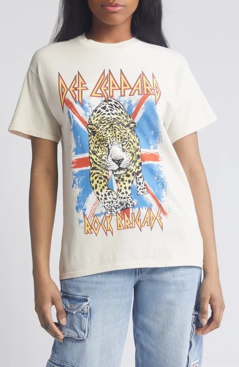 Vinyl Icons Def Leppard Rock Brigade Graphic T-Shirt | Nordstrom | Nordstrom