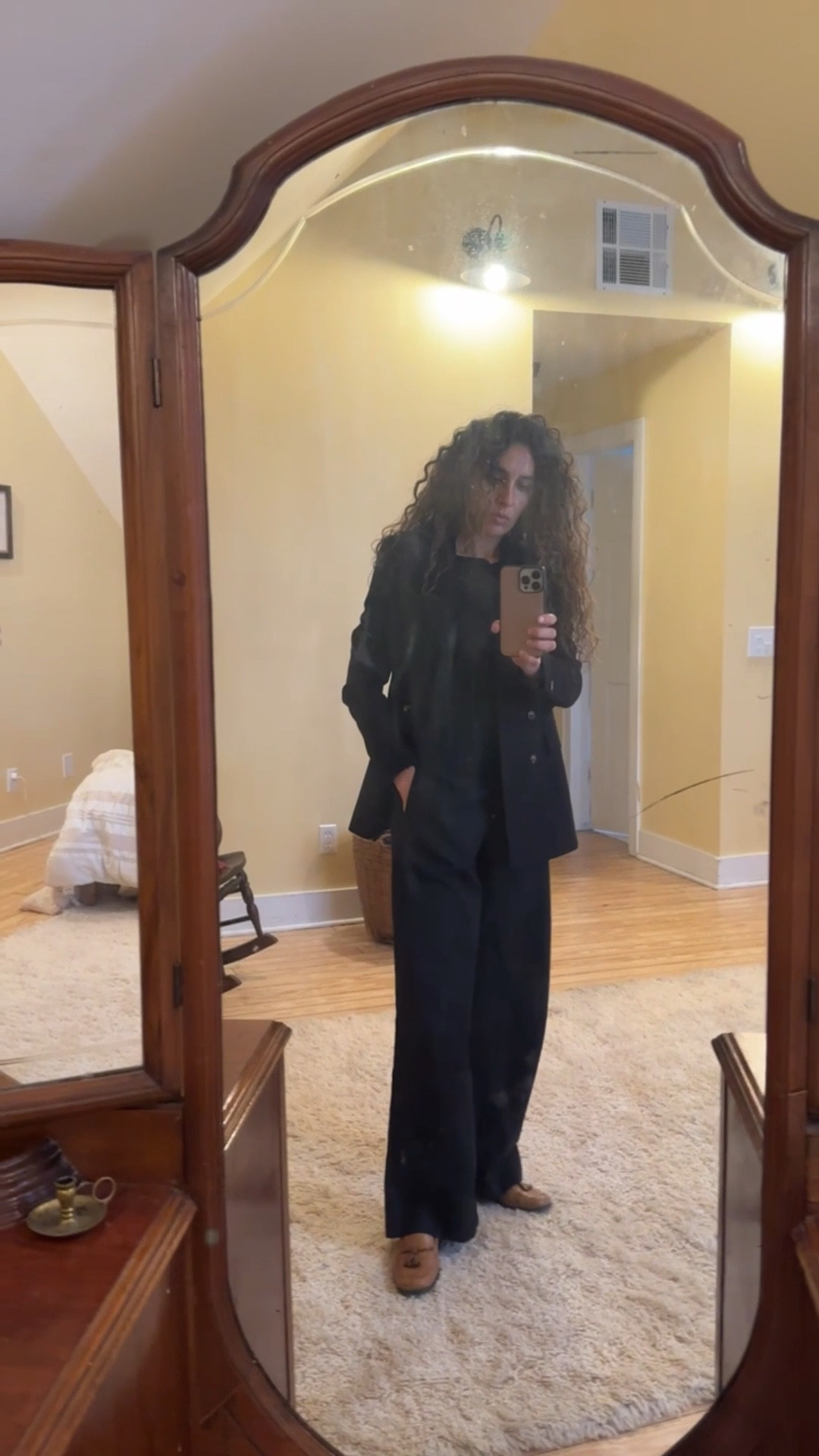 holiday party outfit 🖤 
Black on black, minimalist, standing on business  💼 😂 

#LTKHoliday #LTKWorkwear #LTKootd