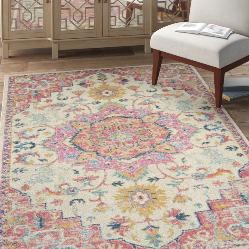 Mirazo Oriental Pink Area Rug | Wayfair North America