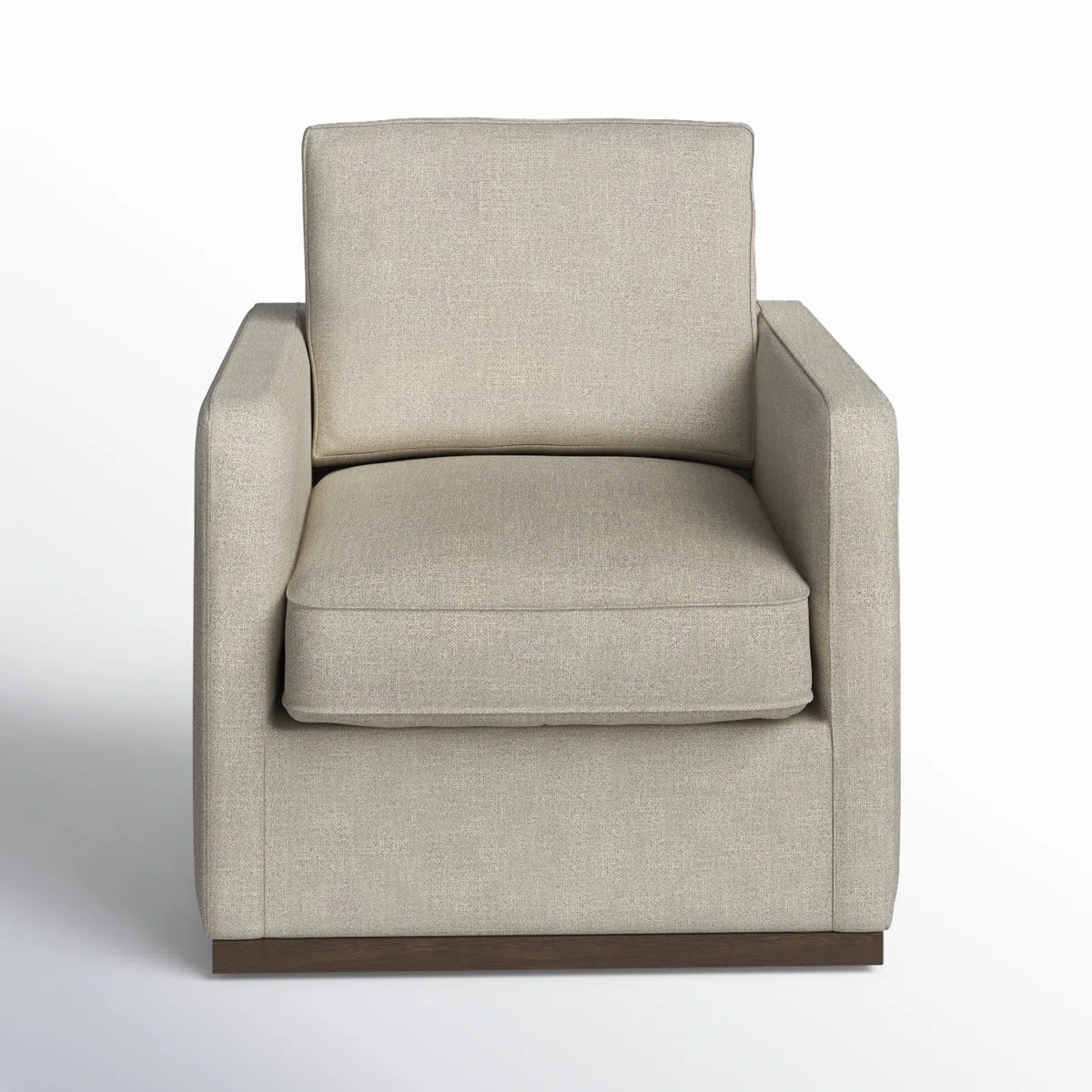 Bobbi Upholstered Swivel Armchair | Birch Lane