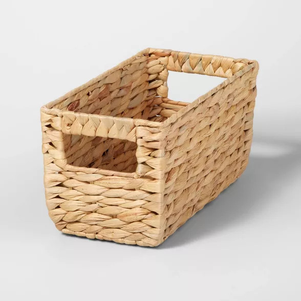 Woven Water Hyacinth Rectangular Basket - Brightroom™ | Target