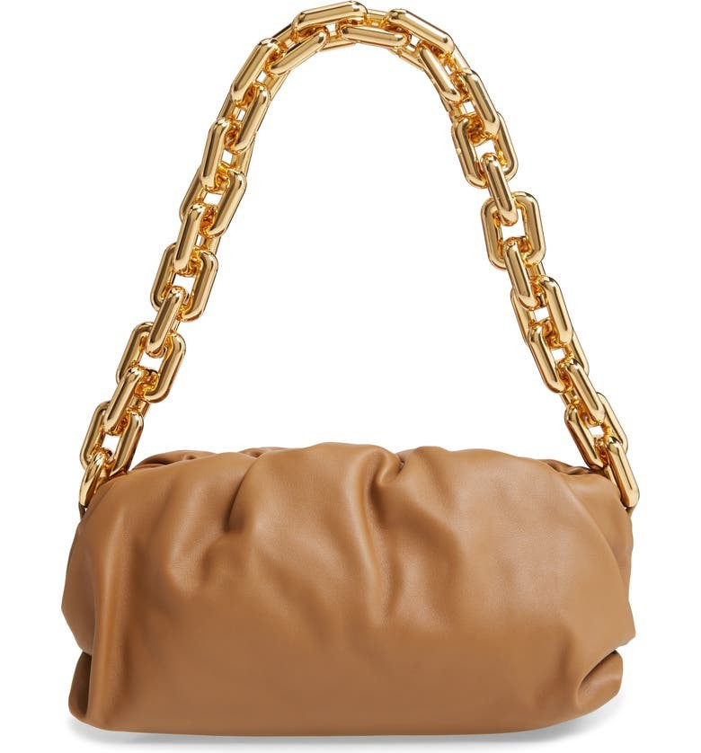 The Chain Pouch Leather Shoulder Bag | Nordstrom