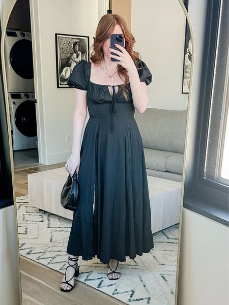 Date night outfit from amazon. Wearing size medium in dress. 

Little black dress. 

#LTKStyleTip #LTKFindsUnder50 #LTKMidsize