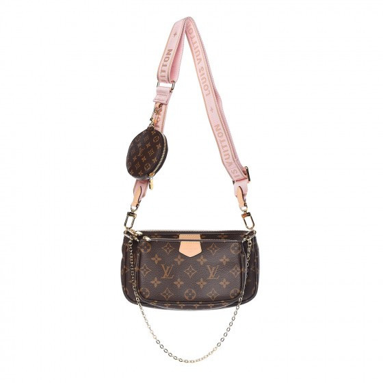 LOUIS VUITTON Monogram Multi Pochette Accessories Rose Clair | Fashionphile