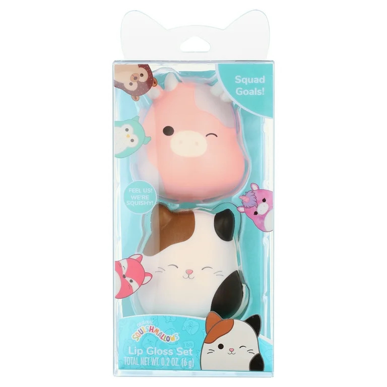 Squishmallows Molded Lip Balm, 2 Pack, Coconut & Strawberry | Walmart (US)