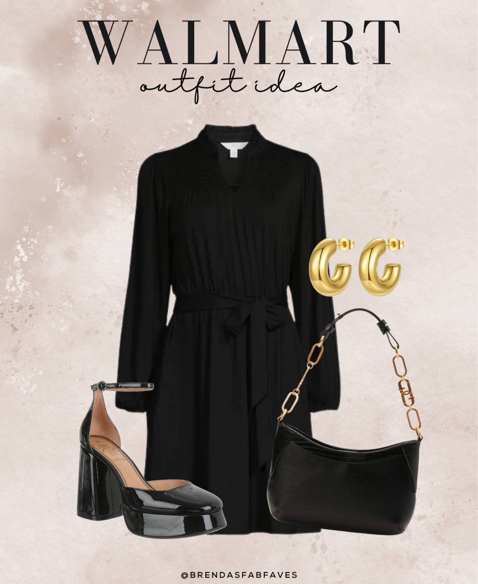 walmart plus size black dress Eleanor Black and White Bow Satin Gown