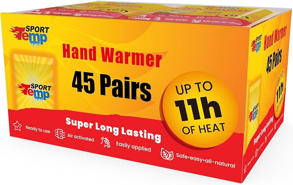 Hand Warmers - Up to 11 Hours of Heat, Super Long Lasting - Easy, All Natural - Air Activated, fo... | Amazon (US)
