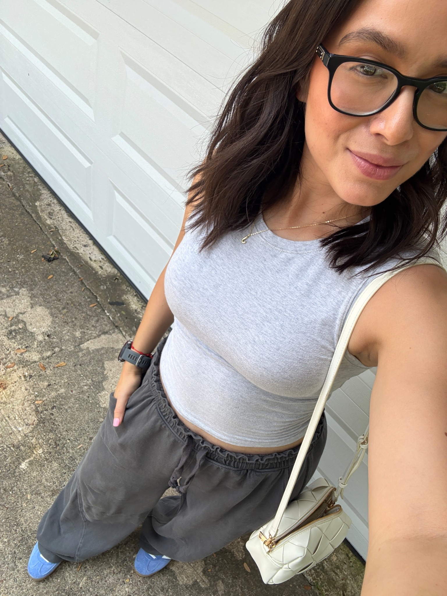 Casual OOTD- Aerie pants are Soo good!
Size small in bottoms
Sized down in the gazelles

#LTKStyleTip #LTKPetite #LTKShoeCrush