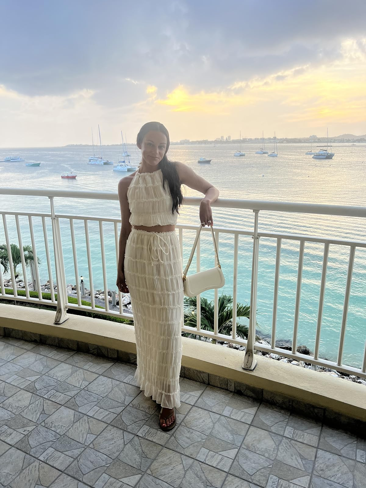 Love this two piece set for vacation! Wearing a S 

 #LTKSeasonal