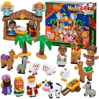 Joyfy 24 Days Countdown to Christmas Advent Calendar 2025- Mini Nativity Figurine for Xmas Gift | Target