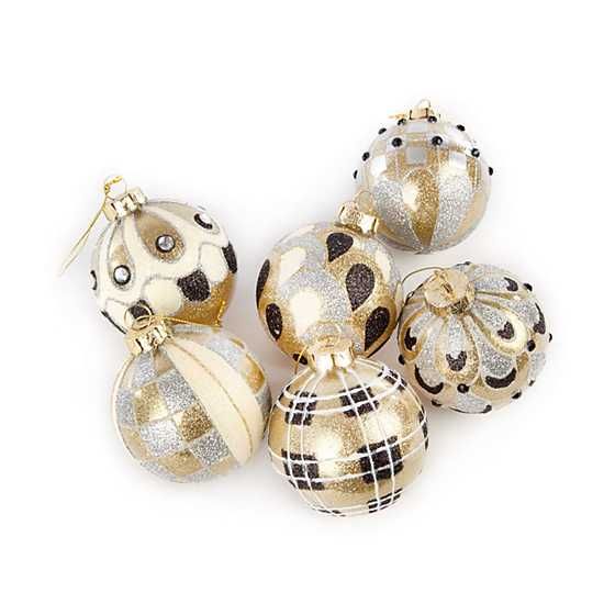 Golden Hour Glass Ball Ornaments - Set of 6 | MacKenzie-Childs