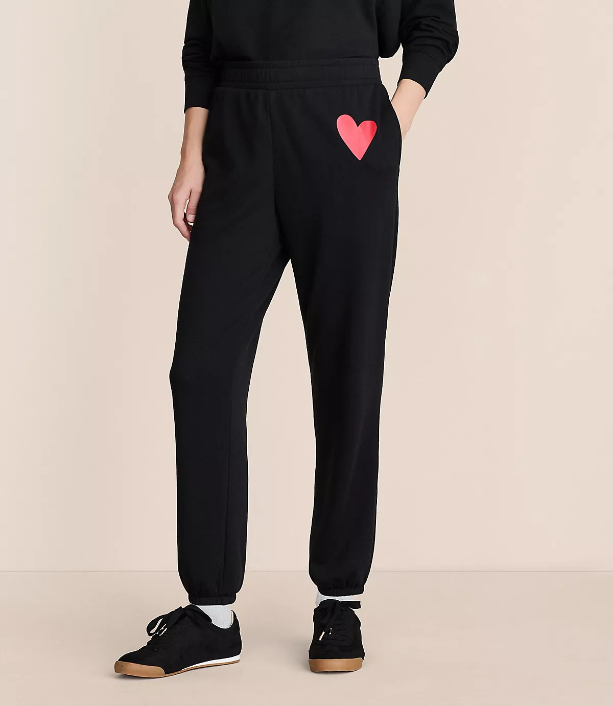 Lou & Grey Heart Cozy Cotton Joggers | LOFT