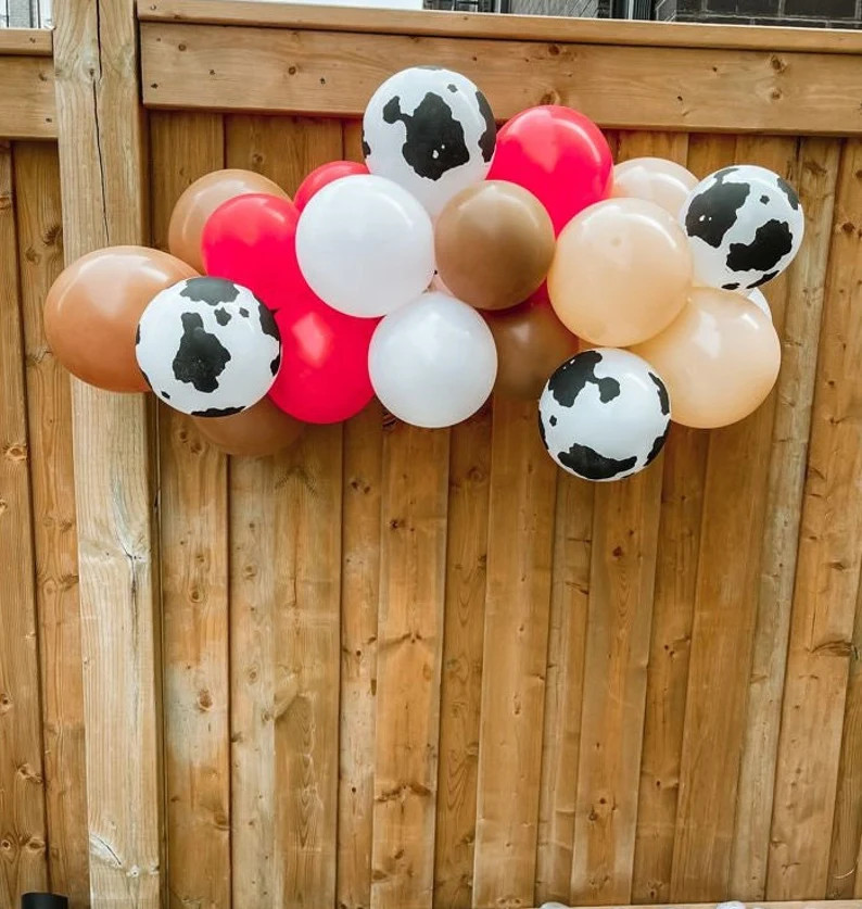Holly Cow Country Farm Animal Themed Southern Retro Barn DIY Balloon Garland Kit | 1st birthday B... | Etsy (US)