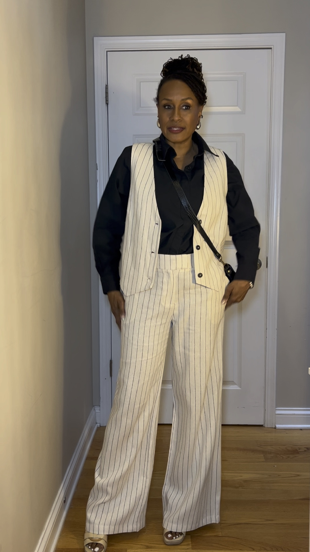 Another option for this two piece set from Walmart. I added a black shirt but a tee shirt would look great as well. 

#LTKFindsUnder50 #LTKVideo #LTKOver40