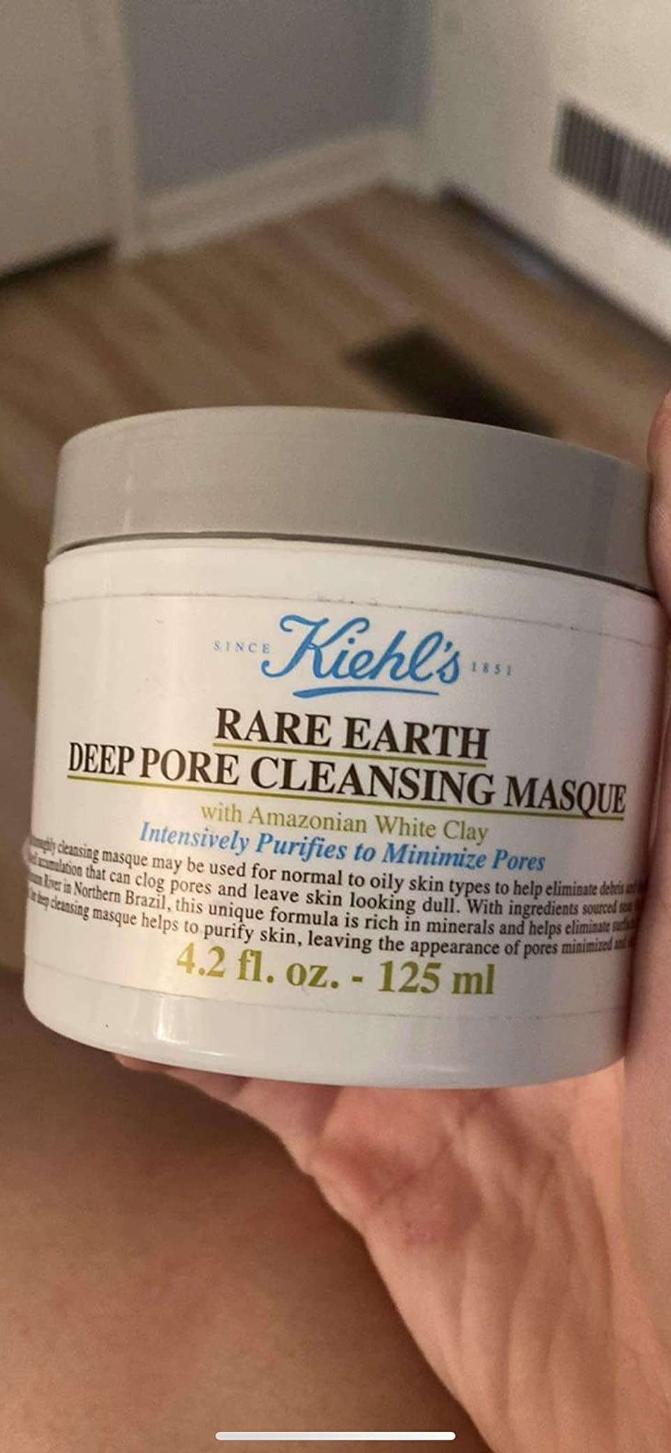 Kiehl's Rare Earth Deep Pore Cleansing Mask, Pore-Minimizing Face Mask for Clogged Pores, Detoxif... | Amazon (US)