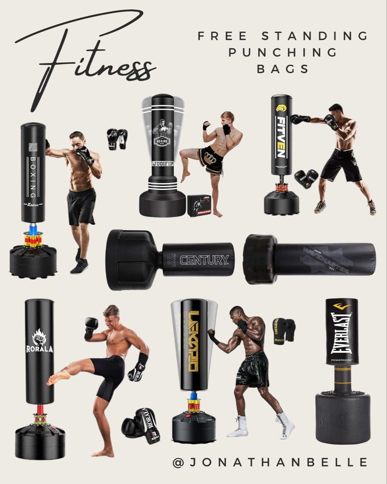 Workout anywhere, anytime! This free-standing punching bag is perfect for getting your sweat on without needing to hang anything. #freestandingpunchingbag #homegym #fitnessmotivation #workoutathome

#LTKStyleTip #LTKBeauty #LTKMens