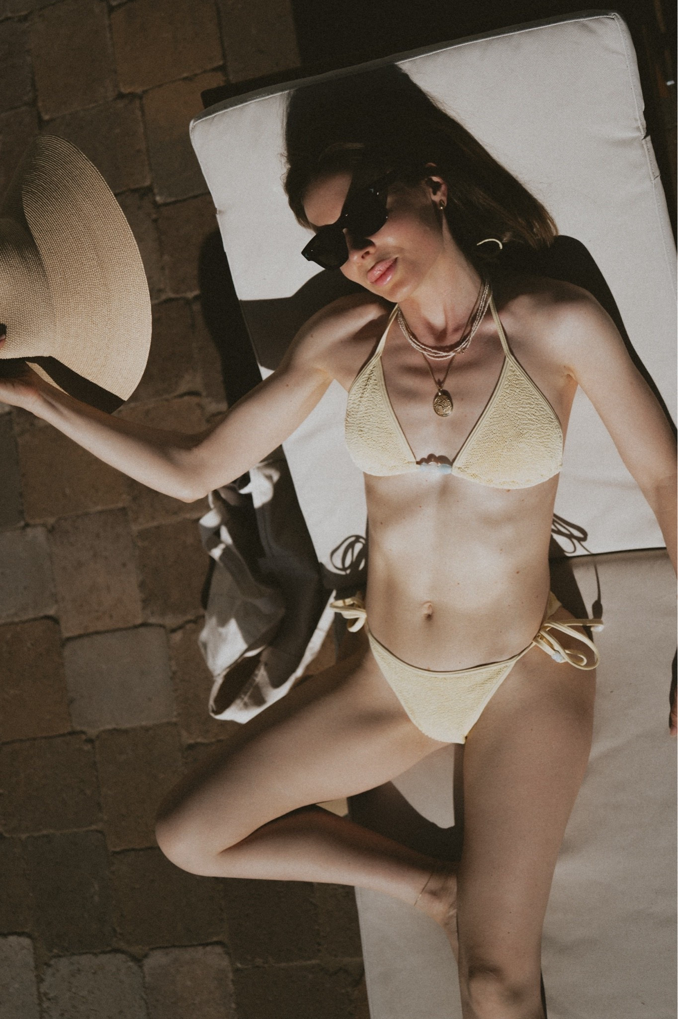 Hunza G has definitely been my go to swimsuit lately. 🌴 
Wearing Hunza G Gina swimsuit & @Janessa Leone Colette hat.

#LTKTravel #LTKSwim #LTKselfcare