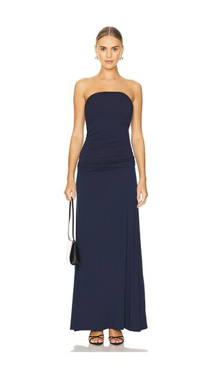 Sasha Strapless Dress in Royal Blue | Revolve Clothing (Global)