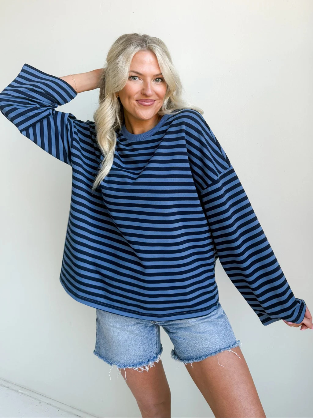 The Ellis Stripe Long Sleeve Tee | Ardire Collection