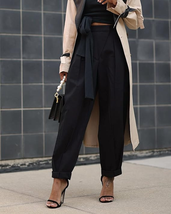 The Drop Women's Black Pants by @Signedblake | Amazon (US)