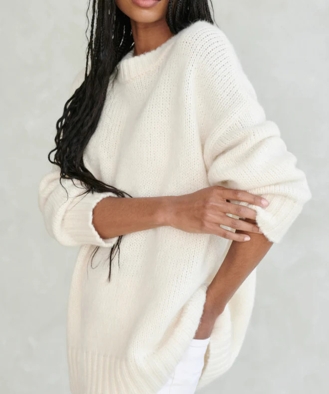 Alpaca Cocoon Crewneck | Jenni Kayne