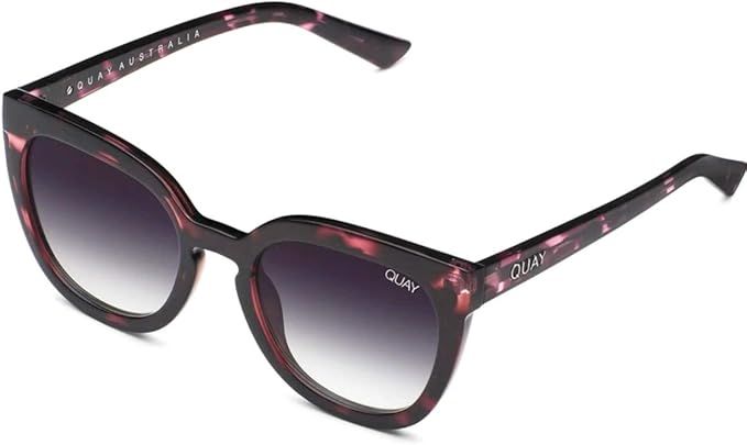 Quay Australia Noosa Oversized Cat Eye Sunglasses Purple Tortoise | Amazon (US)