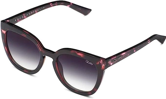 Quay Australia Noosa Oversized Cat Eye Sunglasses Purple Tortoise | Amazon (US)