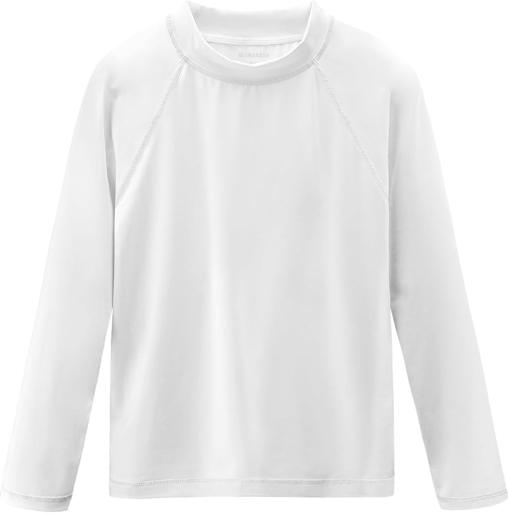 Boys Rash Guard Swim Shirts Long Sleeve UPF 50+ Swimwear Youth Kids Sun Protection SPF Water Surf... | Amazon (US)