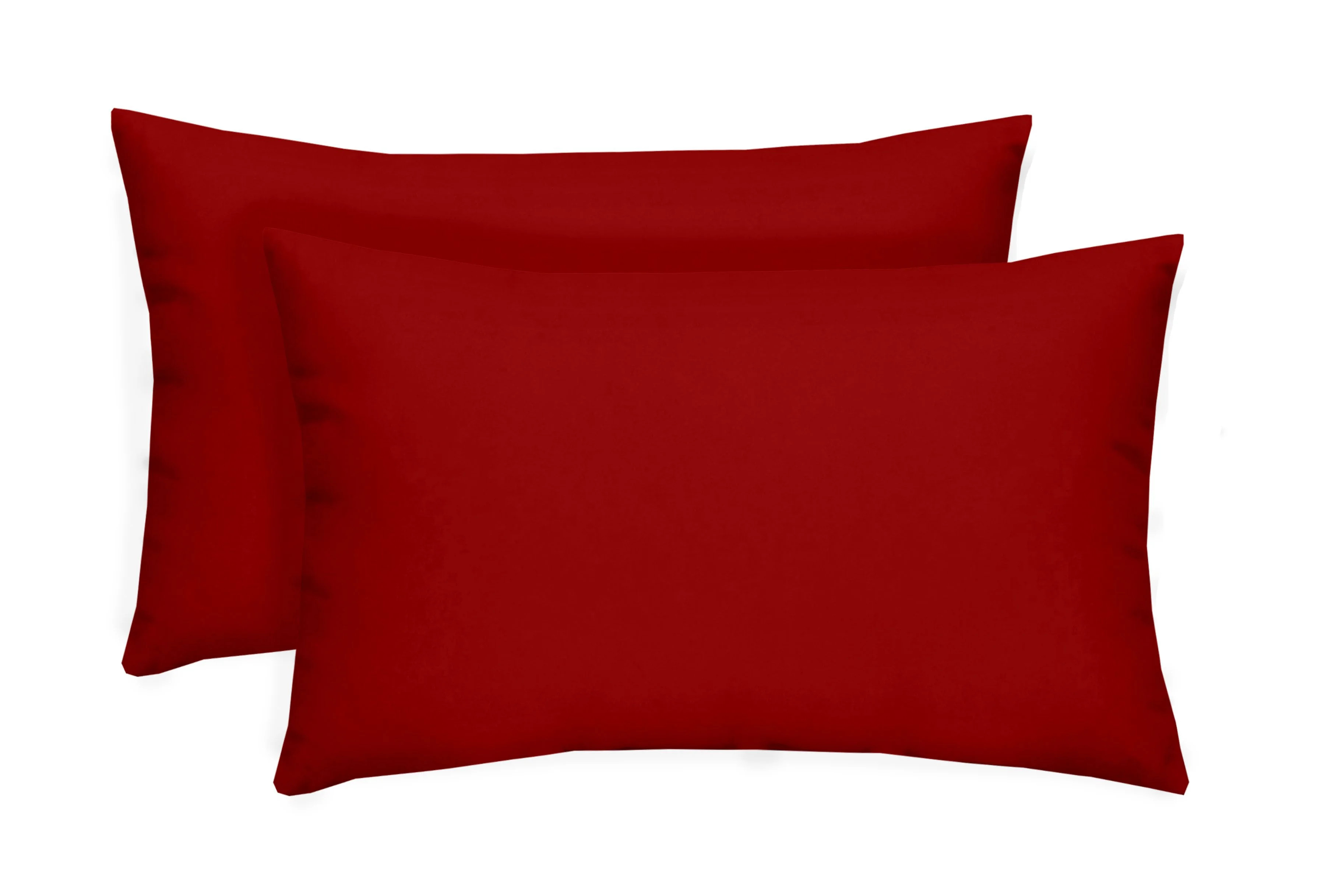 RSH Decor: 2 Lumbar Support Pillows | 20" x 12" | All-Weather Spun Fabric | Red | Walmart (US)