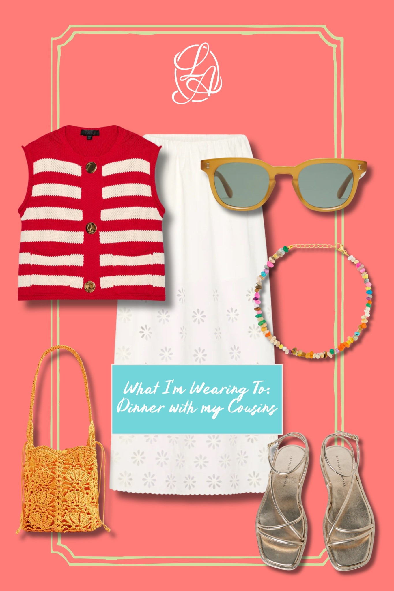 Dinner with my cousins look! 