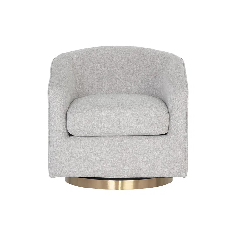 Kori 30'' Wide Velvet Swivel Armchair | Wayfair North America