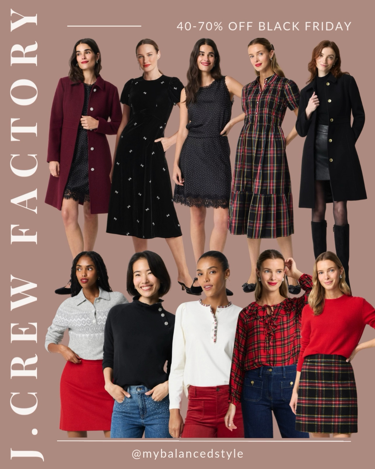 J.Crew Factory up to 70% off Black Friday

Chunky knit sweaters
Cozy layered basics
Wool blend coats
Teddy + sherpa jackets
Thermal turtlenecks
Knit midi dresses
Snow-ready boots
Fuzzy scarves + beanies
Winter chic essentials
Cold-weather capsule wardrobe

#LTKSaleAlert #LTKHoliday #LTKCyberWeek