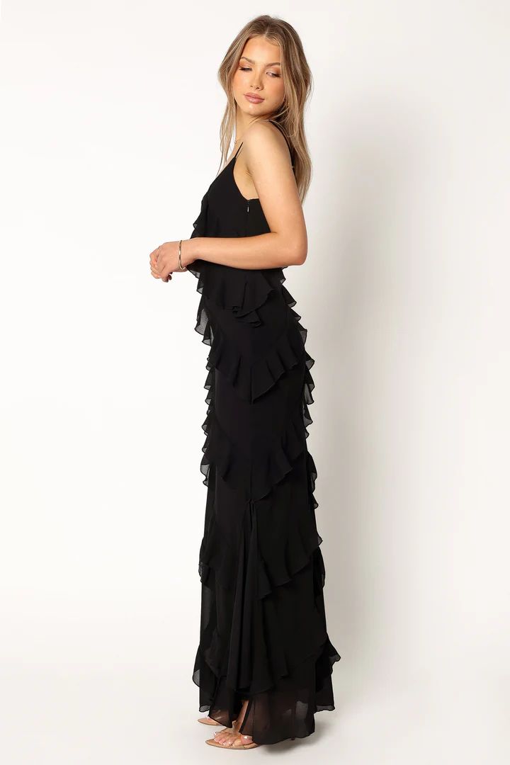 Ciao Ruffles Maxi Dress - Black | Petal & Pup (US)