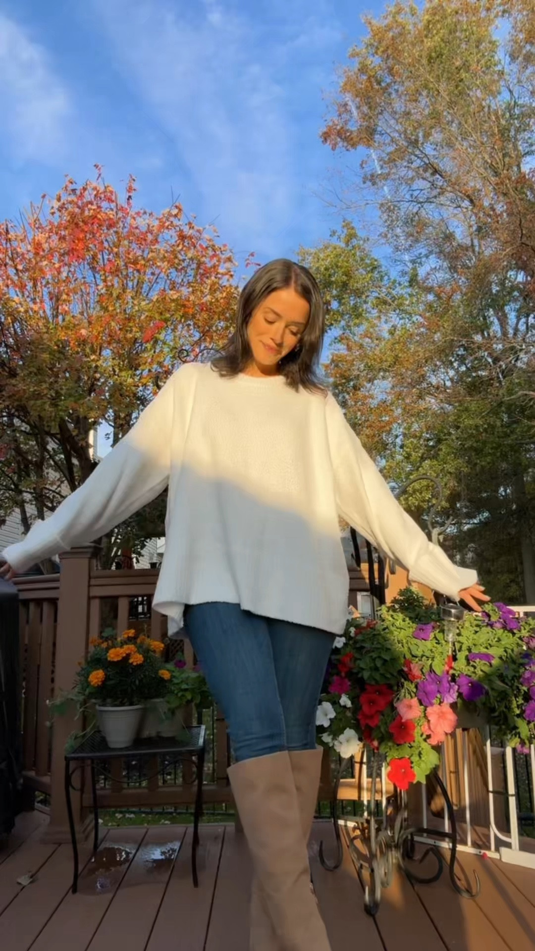 This ANRABESS chunky oversized sweater >>> wearing a size small and probably could’ve went with an xs as well! It is the softest sweater ever!! 

#LTKGiftGuide #LTKCyberWeek #LTKHoliday