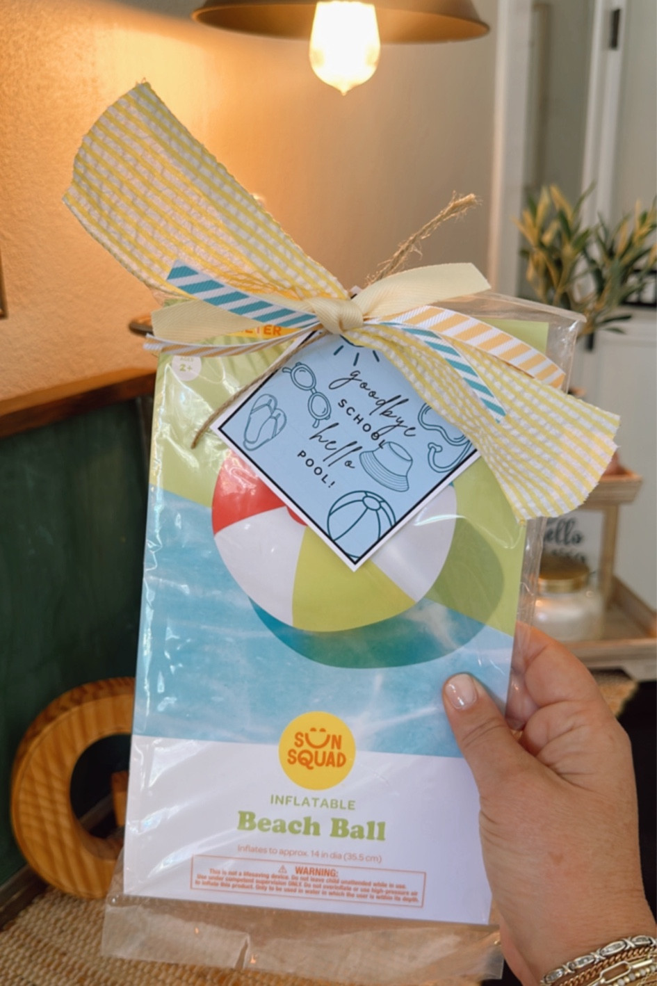 Goodbye School Hello Pool☀️💙 An easy fun & affordable Summertime gift! Join me for more ideas! 

#LTKSeasonal #LTKSwim #LTKKids