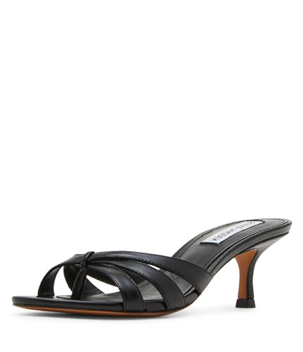 Steve Madden Women's Cary, Black Leather, 5.5 | Amazon (US)